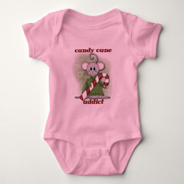 Candy Cane Addict Tshirts and Gifts (Front)