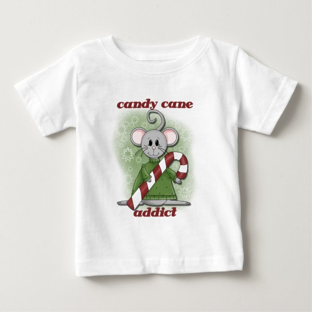 Candy Cane Addict Tshirts and Gifts (Front)