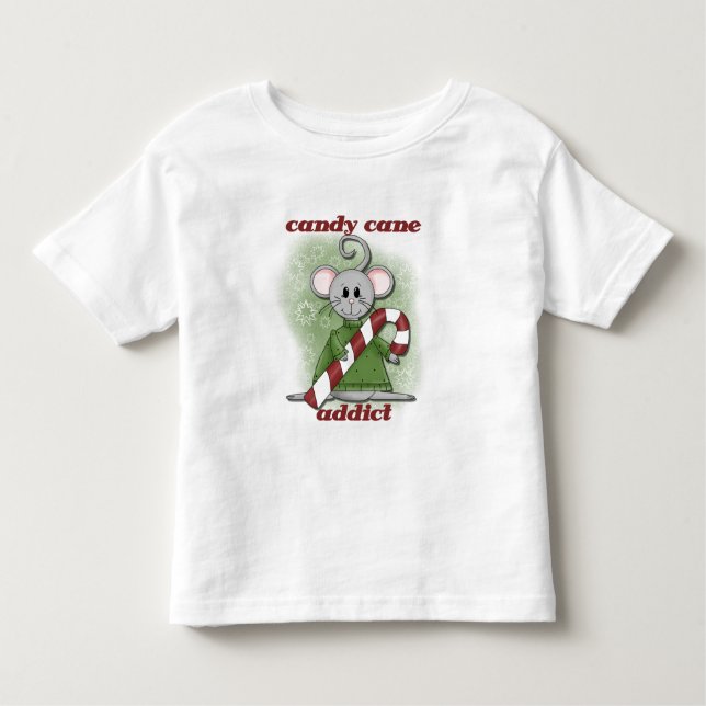 Candy Cane Addict Tshirts and Gifts (Front)