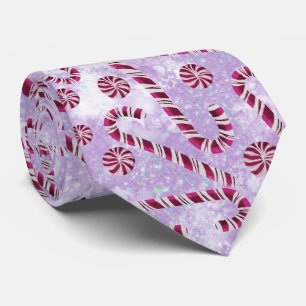 Candy Cane Berry   Tie