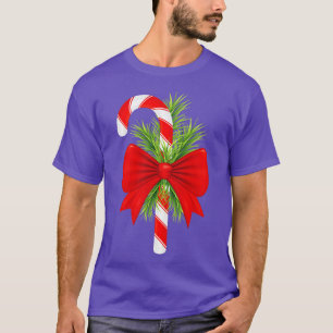 Candy Cane Bow T-Shirt