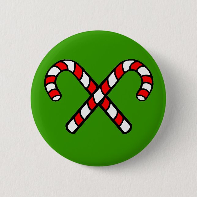 Candy Cane Button (Front)