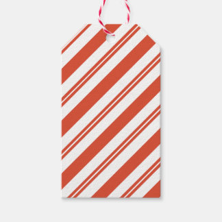 Candy Cane Chorus Diagonal Gift Tag