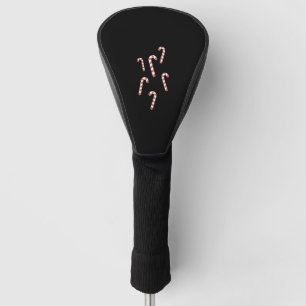 Candy Cane Christmas Golf Head Cover