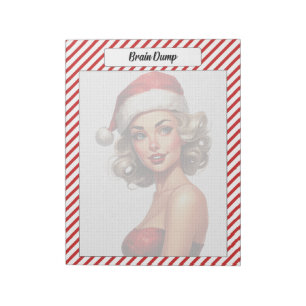 Candy Cane Christmas Notepad