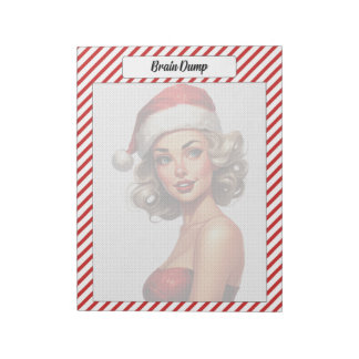 Candy Cane Christmas Notepad