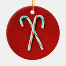 Candy Cane Christmas Ornament