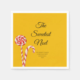 Candy Cane Christmas Paper Napkins Party Decor