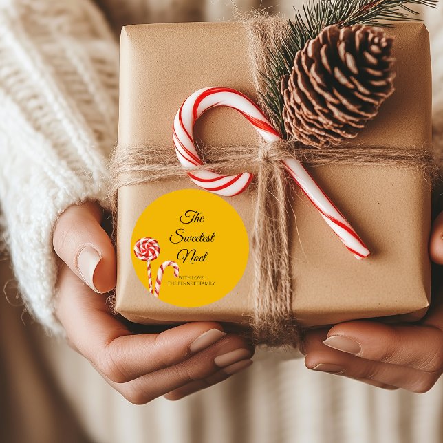 Candy Cane Christmas Sticker | The Sweetest Noel C (Creator Uploaded)