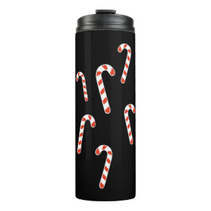 Candy Cane Christmas Thermal Tumbler