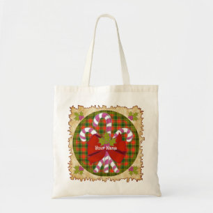 Candy Cane Christmas  Tote Bag