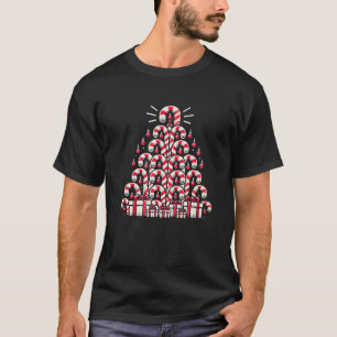 Candy Cane Christmas Tree Xmas For Men Women Kids T-Shirt