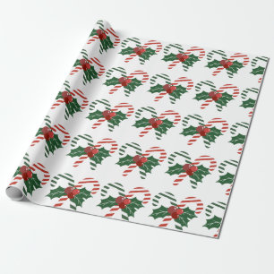Candy Cane Christmas Wrapping Paper