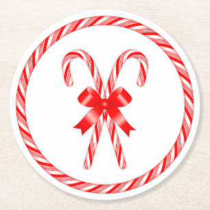 Candy Cane Coasters