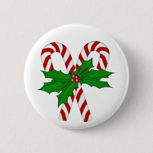 Candy Cane Collection 6 Cm Round Badge