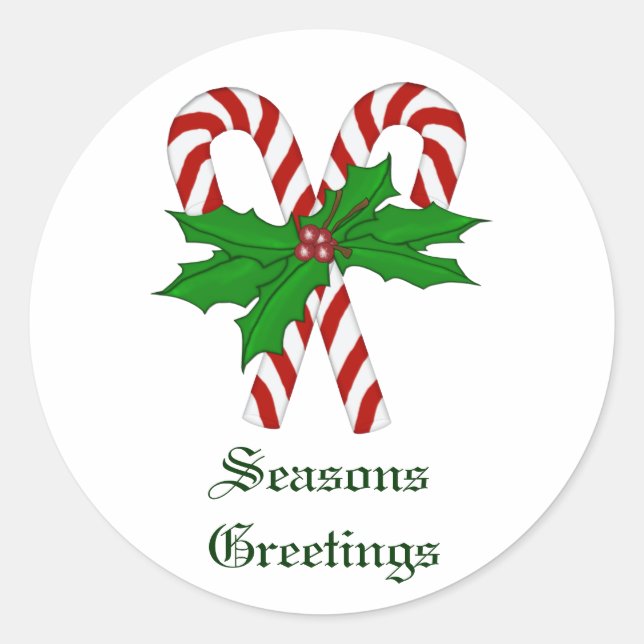 Candy Cane Collection Stickers (Front)