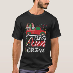 Candy Cane Crew Christmas Funny Candy Lover X mas  T-Shirt
