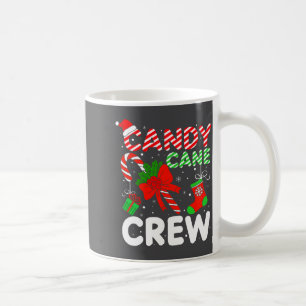 Candy Cane Crew Christmas Funny Xmas Matching Fami Coffee Mug