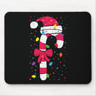 Candy Cane Crew Christmas Lights Family Matching X Mouse Pad
