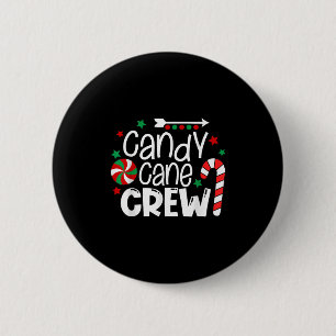 Candy Cane Crew Christmas Xmas Love Candy Boys Gir 6 Cm Round Badge