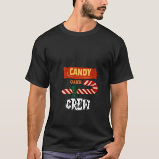Candy Cane Crew Christmas Xmas Love Candy Boys Gir T-Shirt