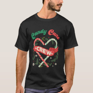 Candy Cane Crew Family Christmas Squad Matching Ca T-Shirt