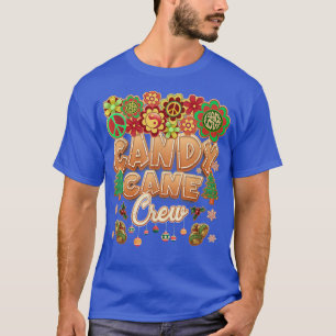 Candy Cane Crew Funny Christmas Candy Lover Christ T-Shirt