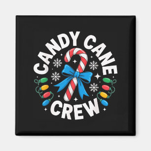 Candy Cane Crew Funny Christmas Candy Lover X-mas  Magnet