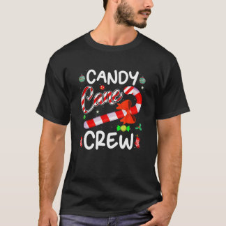 Candy Cane Crew Funny Christmas Candy Lover X Mas T-Shirt