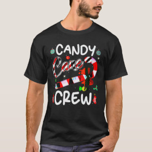 Candy Cane Crew Funny Christmas Candy Lover X Mas T-Shirt