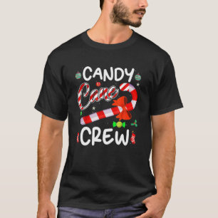 Candy Cane Crew Funny Christmas Candy Lover X-Mas T-Shirt