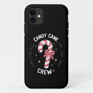 Candy Cane Crew Funny Christmas Candy Lover Xmas Case-Mate iPhone Case