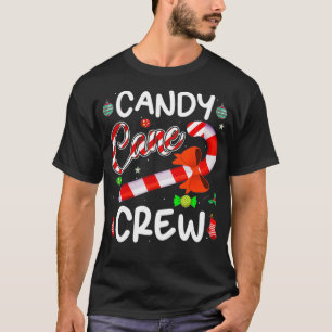 Candy Cane Crew Funny Christmas Candy Lover Xmas G T-Shirt