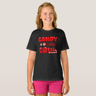 Candy Cane Crew Matching Family Candy Lover T-Shirt