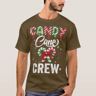 Candy cane crew Matching s Squad Santa mas kids me T-Shirt