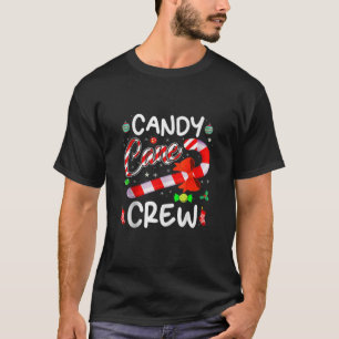 Candy Cane Crew Santa Christmas 2022 Funny Gift Ta T-Shirt