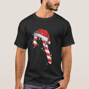Candy Cane Crew Santa Christmas Kids Boys Girls Fu T-Shirt