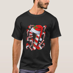 Candy Cane Crew Santa Christmas Xmas For Kids Boys T-Shirt