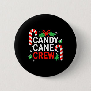 Candy Cane Crew Shirt Adult Men Women Kids Christm 6 Cm Round Badge