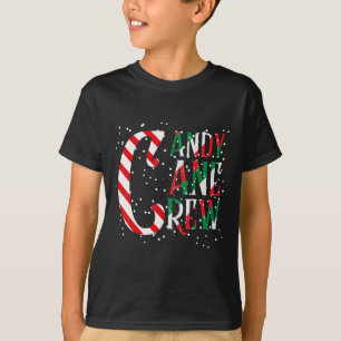 Candy Cane Crew Xmas Matching Family Candy Cane Cr T-Shirt