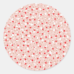 Candy Cane Crush Sticker in Pastel Pink