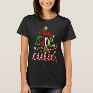 Candy Cane Cutie Christmas Boys Girls Kids Xmas P T-Shirt