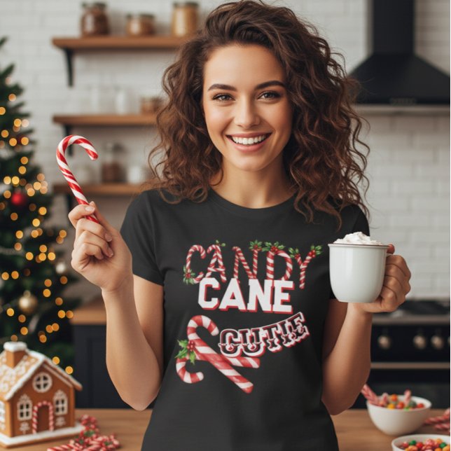 CANDY CANE CUTIE T-Shirt  Tri-Blend Shirt (Creator Uploaded)