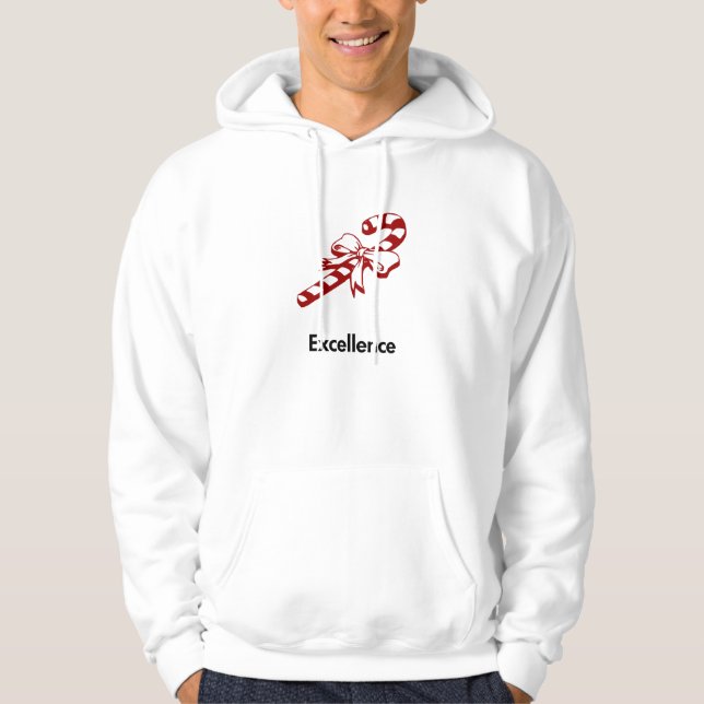 Candy Cane Excellence Hoodie (Front)