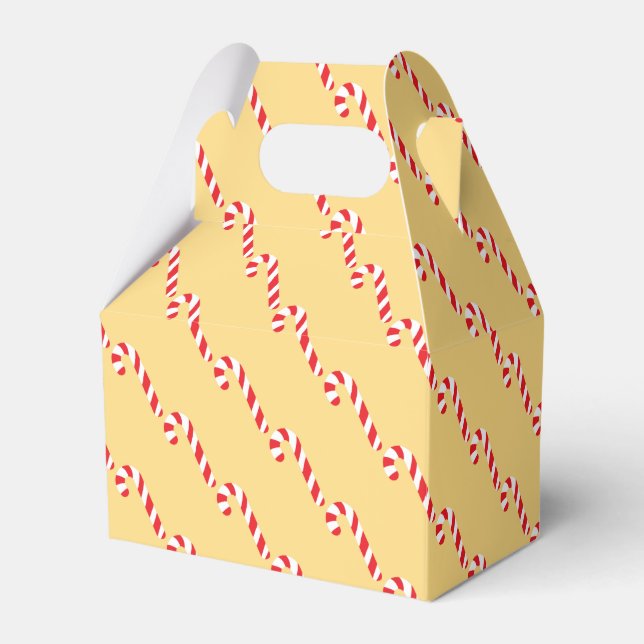 Candy Cane Favour Box (Front Side)