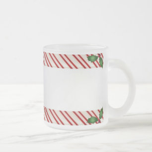 Candy Cane Frosted Mug