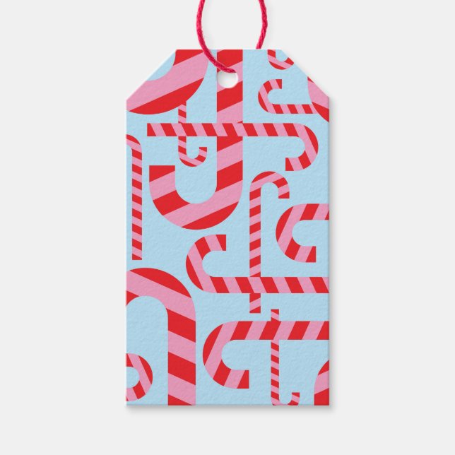 Candy Cane Gift Tags (Front)