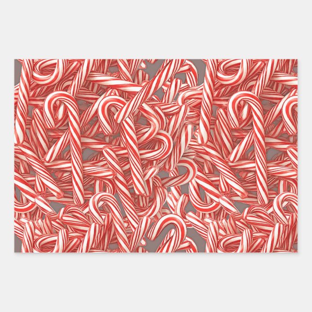 CANDY CANE GIFT WRAP (Front)