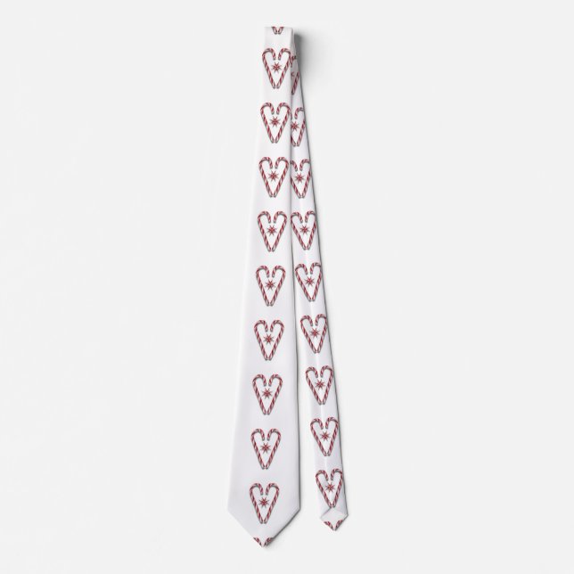 Candy Cane Heart Tie (Front)