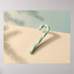 Candy Cane Line Break Poster